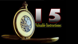 15 Valuable Instructions
