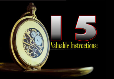 15 Valuable Instructions